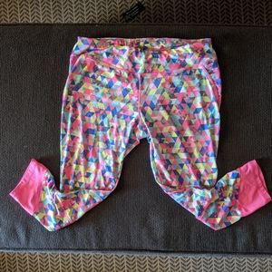 Capri style workout leggings